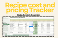 Recipe Cost & Pricing Calculator — Bakery Edition