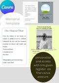 Digital Memorial  Template