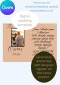 Digital Wedding Thank you wedding guests/vendors