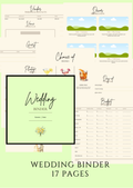 Wedding Day Binder – Fully Editable Canva Template