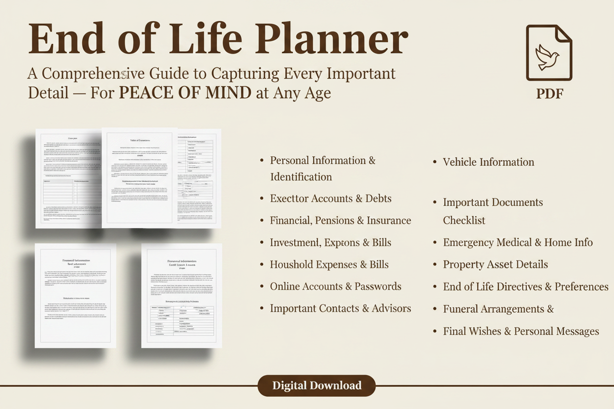 End of Life Planning Document