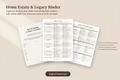Home Estate & Legacy Binder - 3 Documents Visible