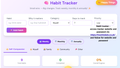 Habit & Affirmations Tracker – Daily Digital Planner Template